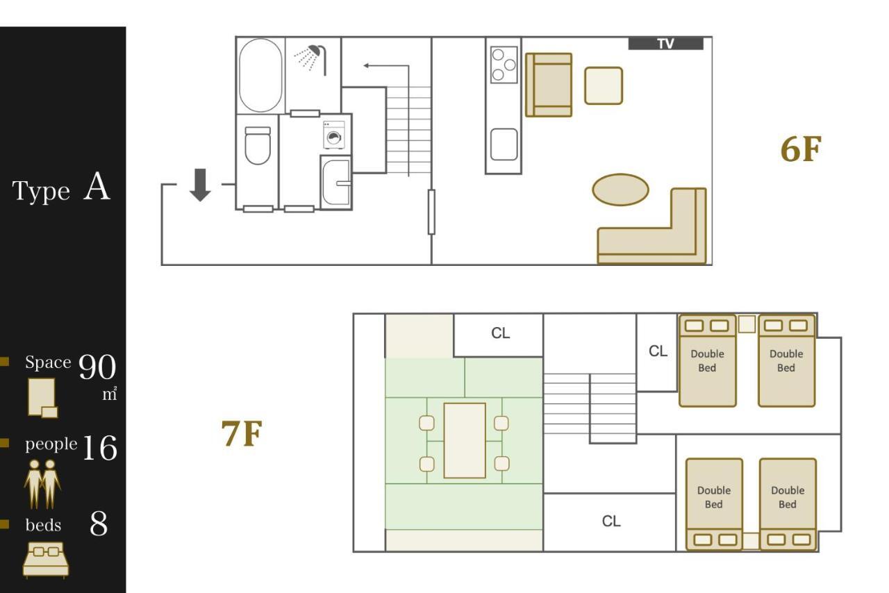 Grandouce Shinsaibashi-Higashi Apartment Osaka Bagian luar foto